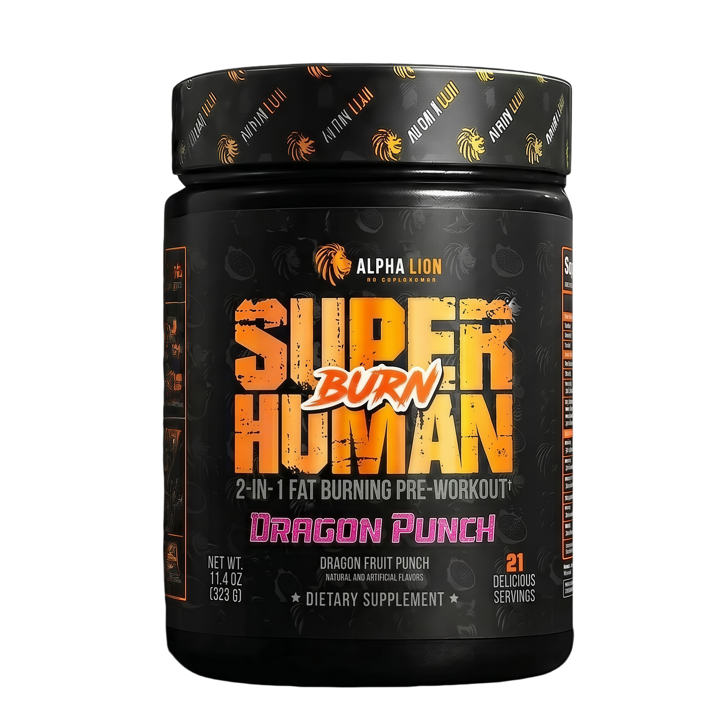 ALPHA LION Superhuman Burn – 2 in 1 Metabolism Booster（21 Servings）